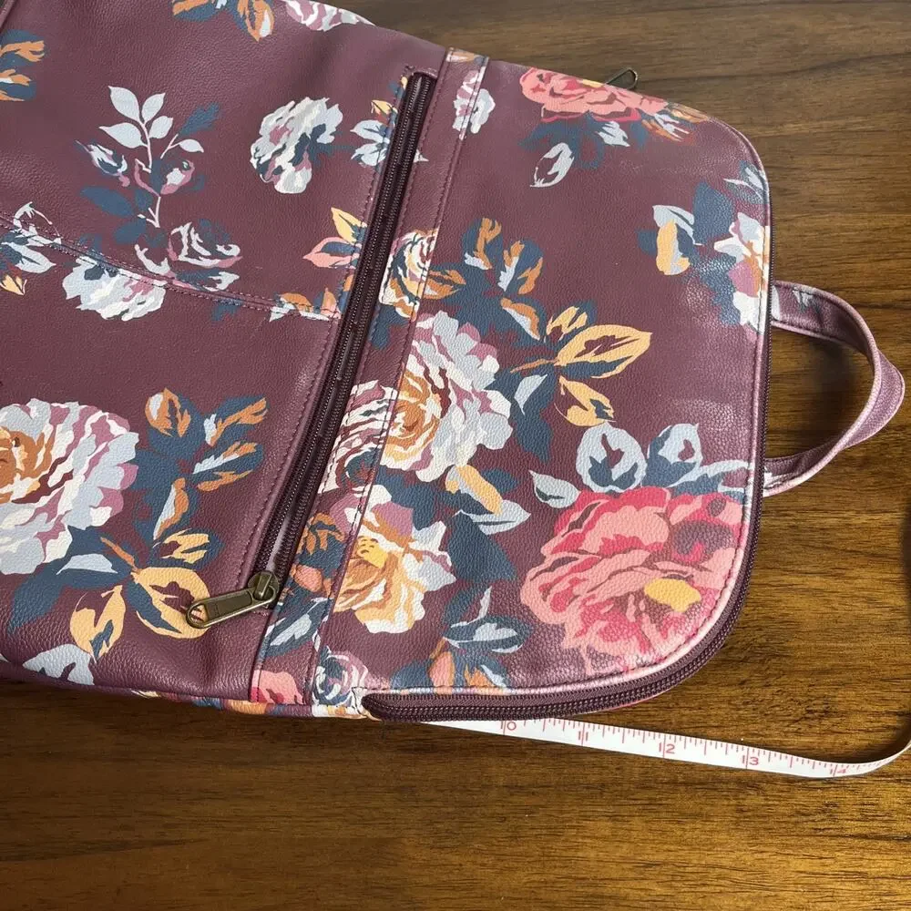 Matilda Jane Plum Perfect Floral Backpack Purse Bag 13